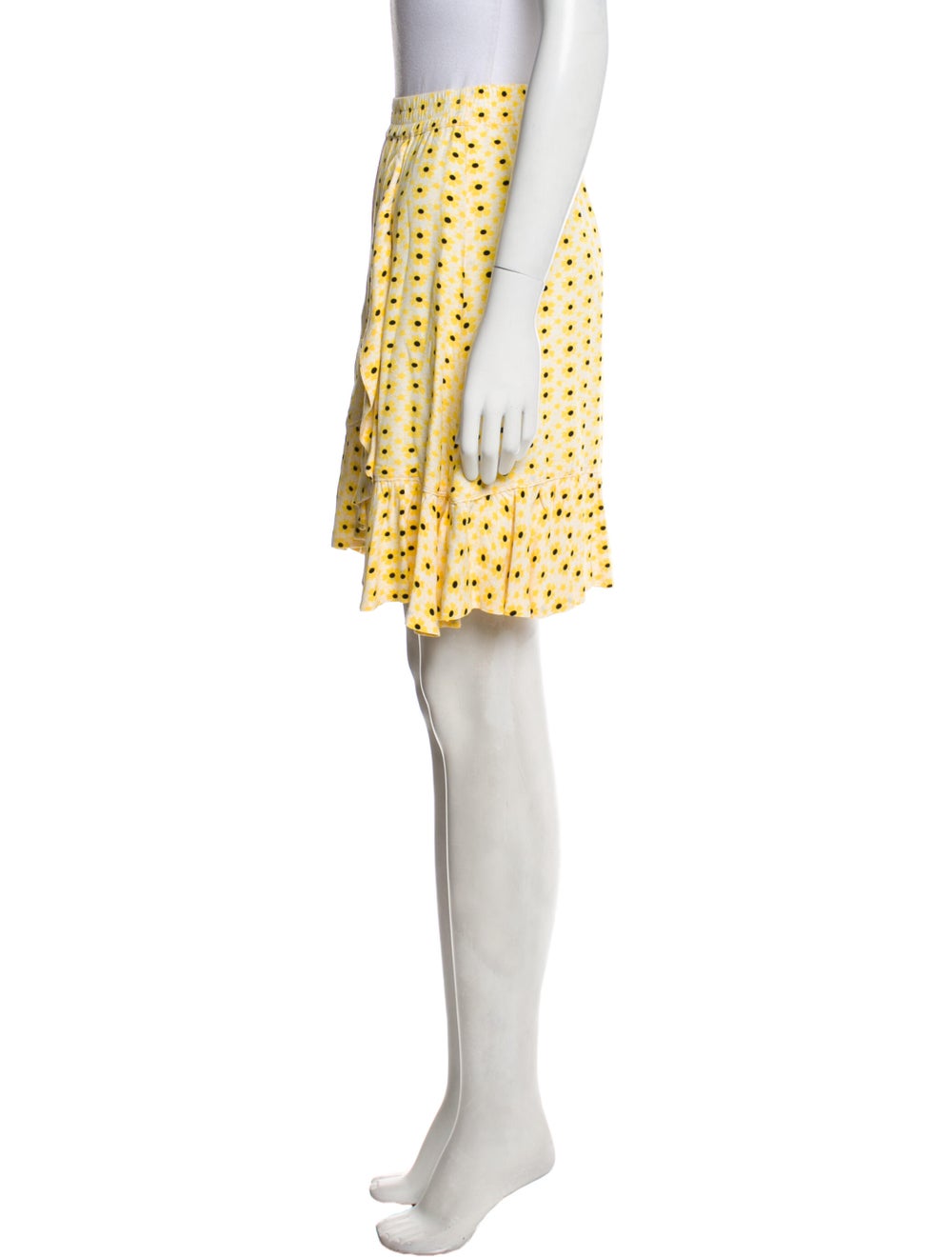Ganni Floral Print Mini Skirt - image 2
