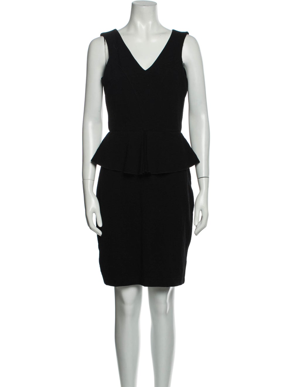 Ganni V-Neck Mini Dress - image 1