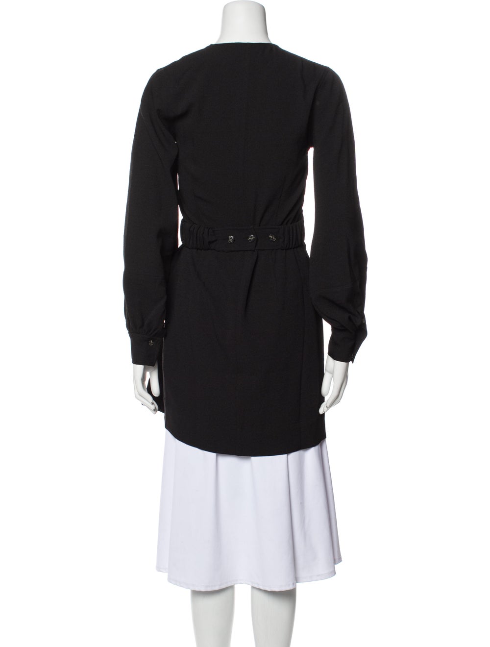 Ganni V-Neck Mini Dress - image 3