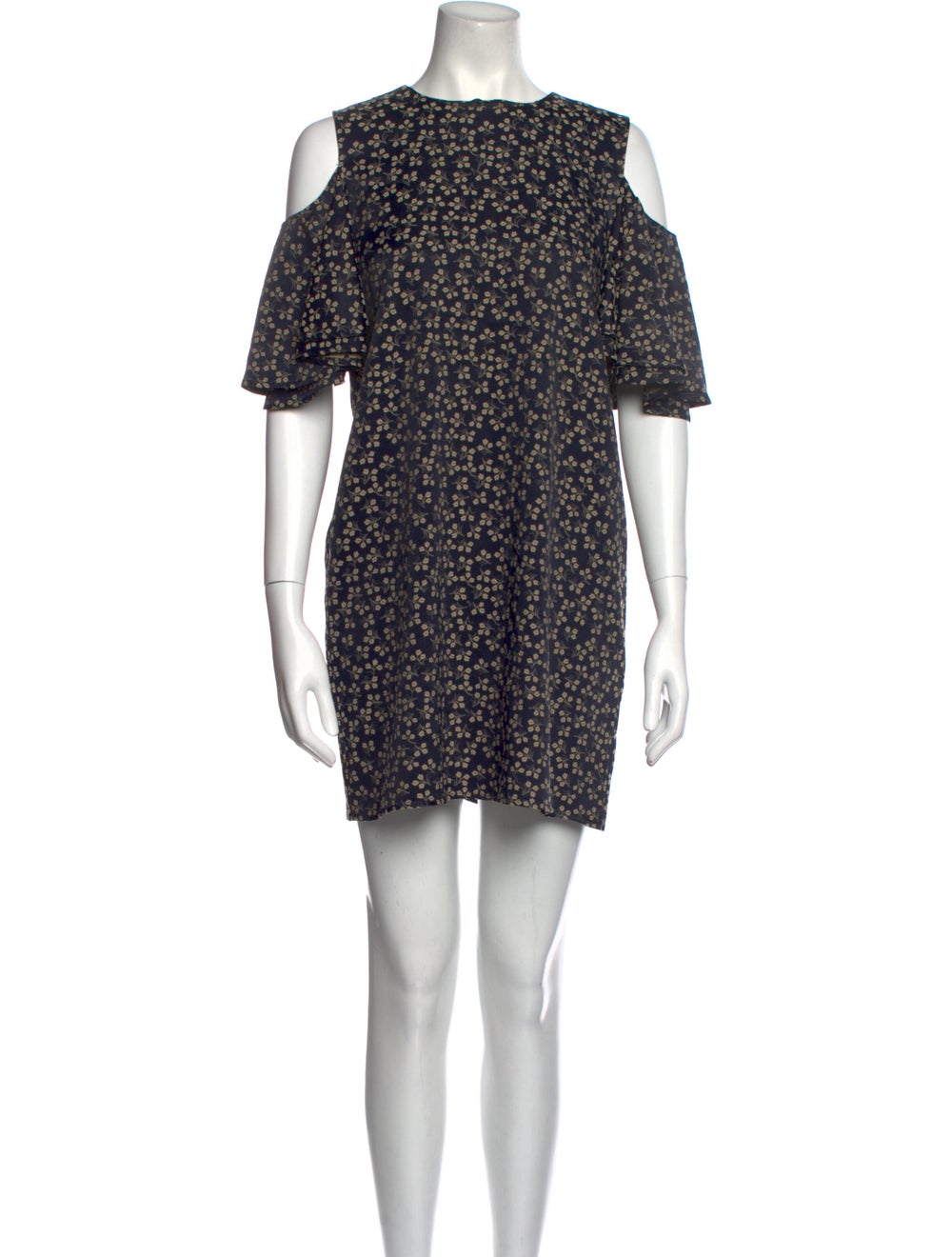 Ganni Printed Mini Dress - image 1