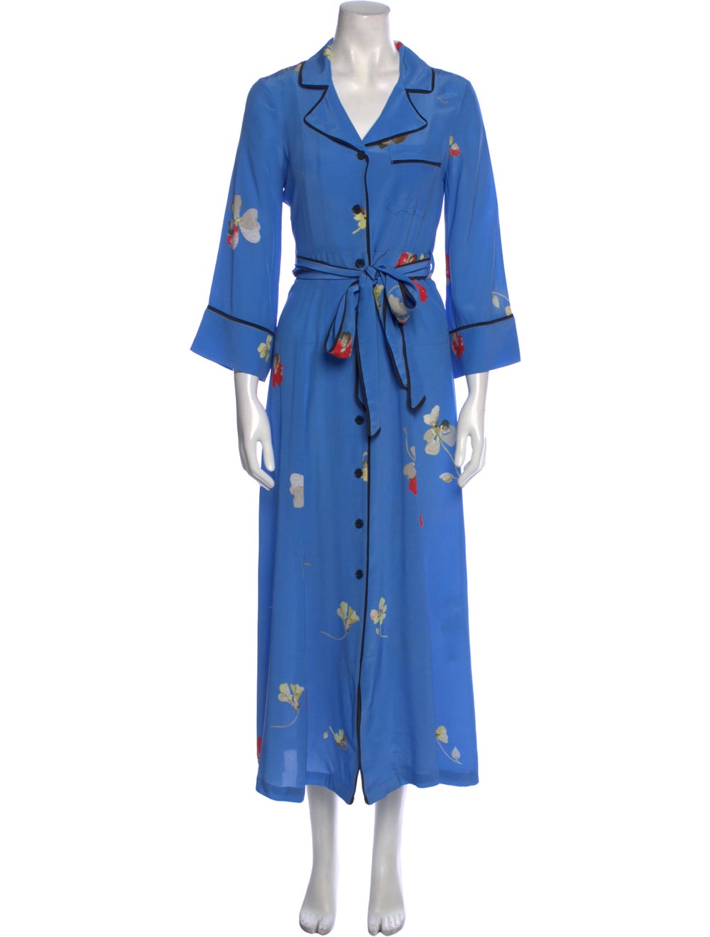 Ganni Silk Long Dress - image 1