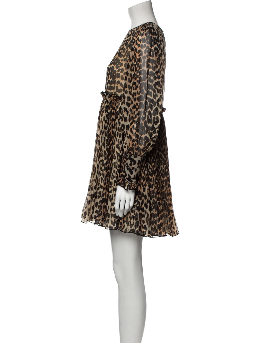 Ganni Animal Print Mini Dress - image 2