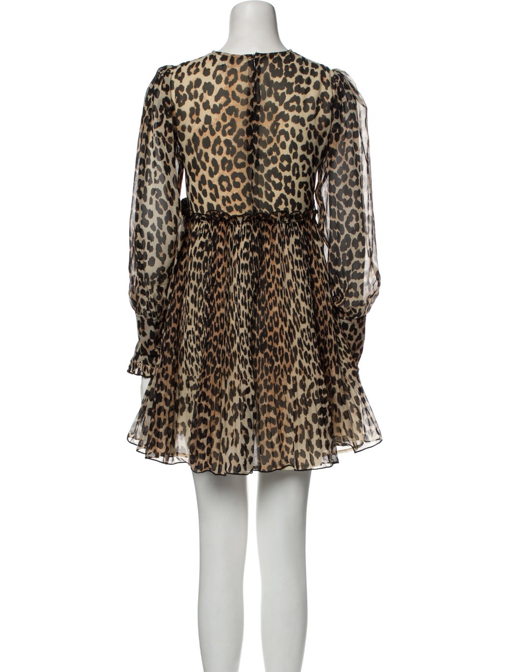 Ganni Animal Print Mini Dress - image 3