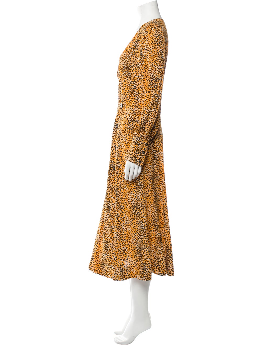 Ganni Animal Print Long Dress - image 2