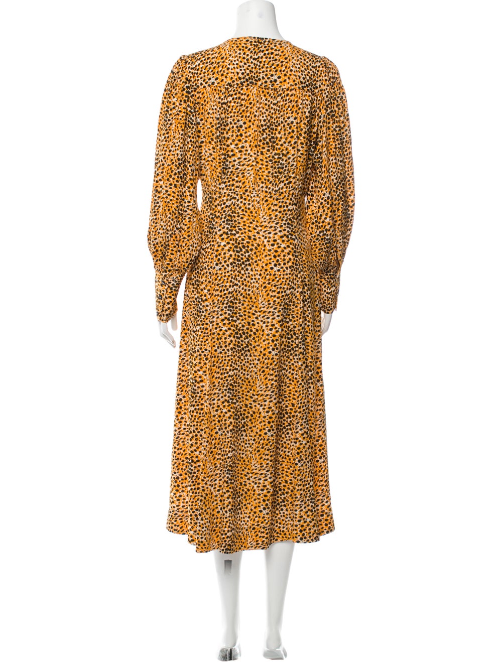 Ganni Animal Print Long Dress - image 3