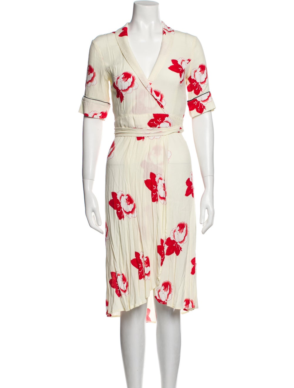 Ganni Floral Print Midi Length Dress - image 1