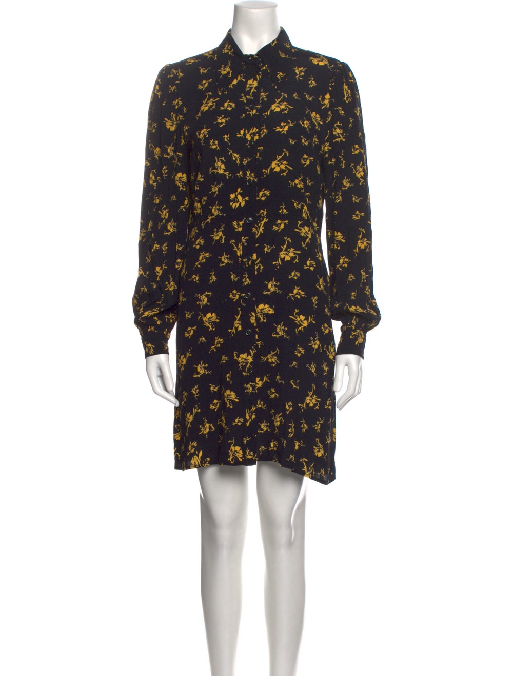 Ganni Floral Print Mini Dress - image 1