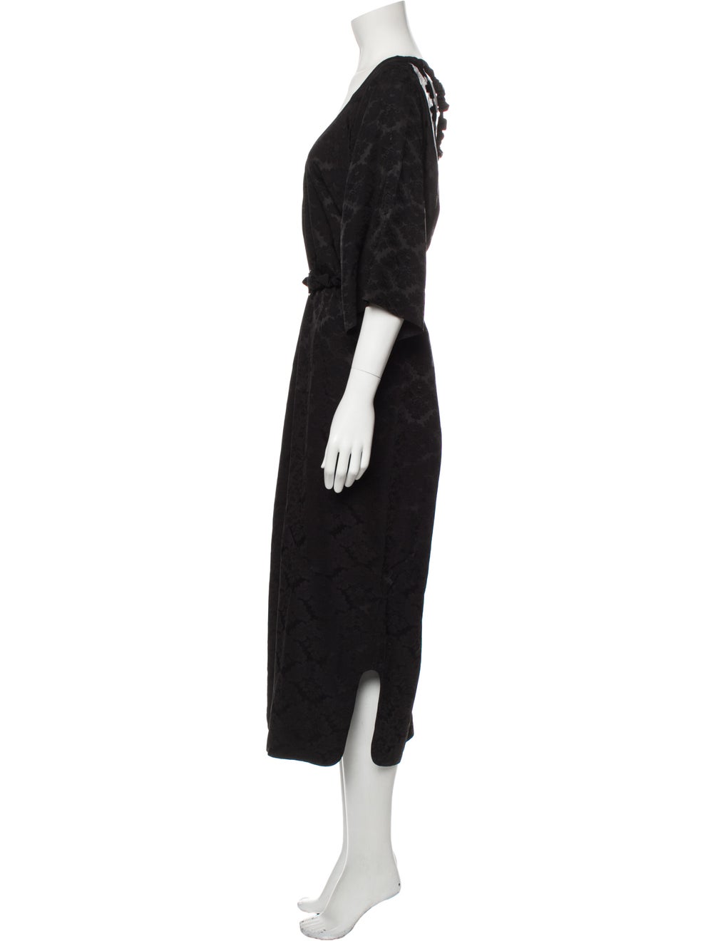 Ganni V-Neck Long Dress - image 2