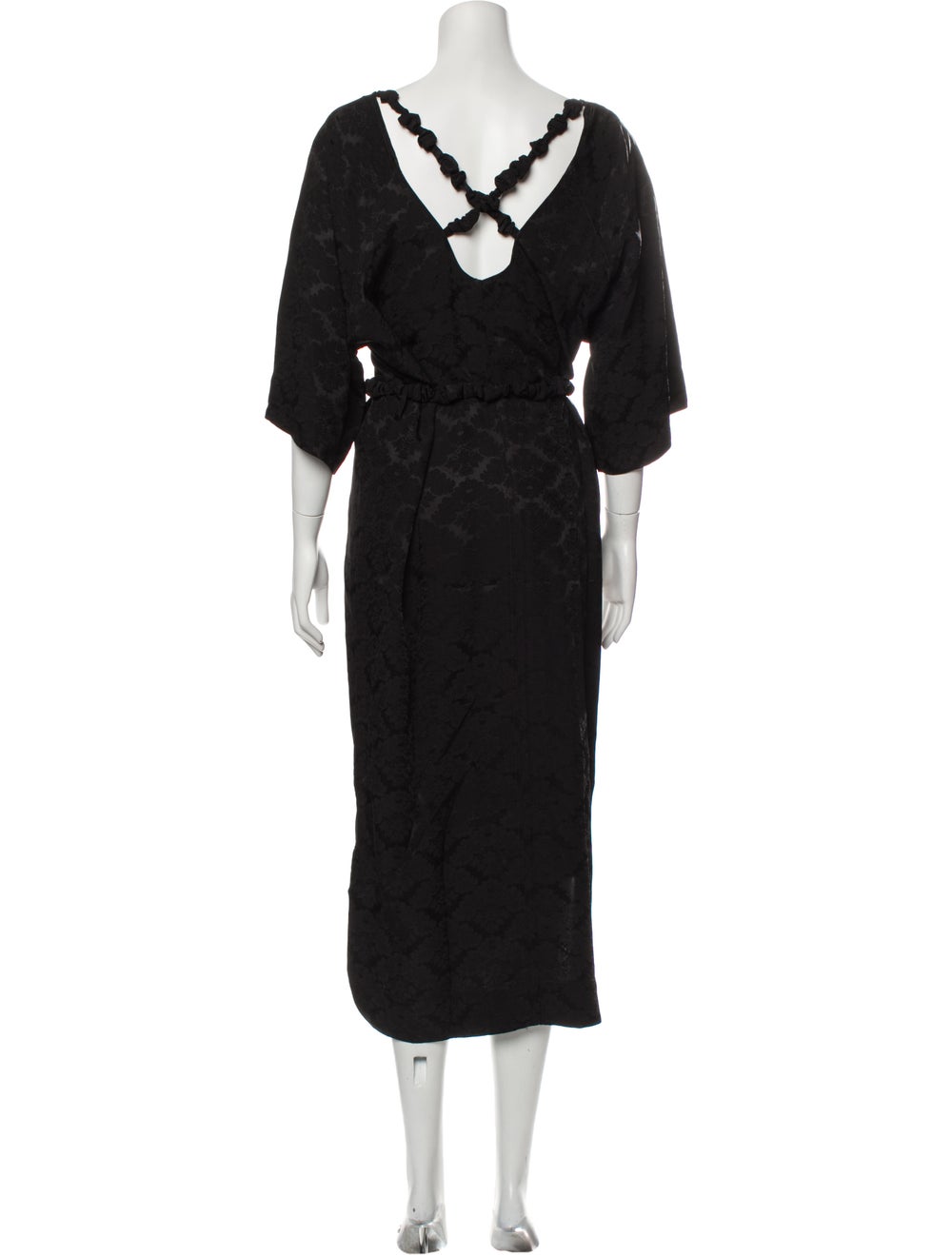 Ganni V-Neck Long Dress - image 3