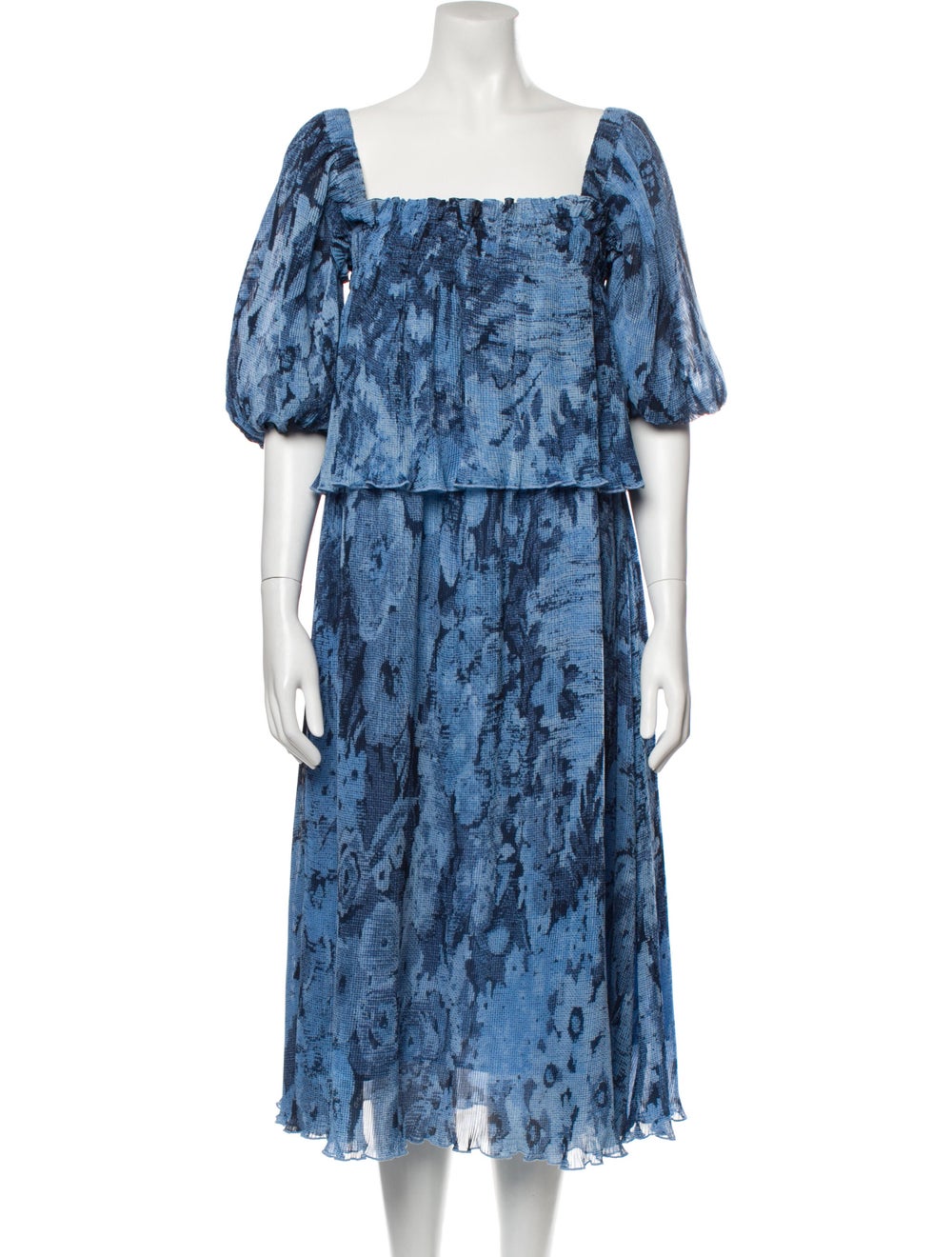 Ganni Printed Midi Length Dress - image 1