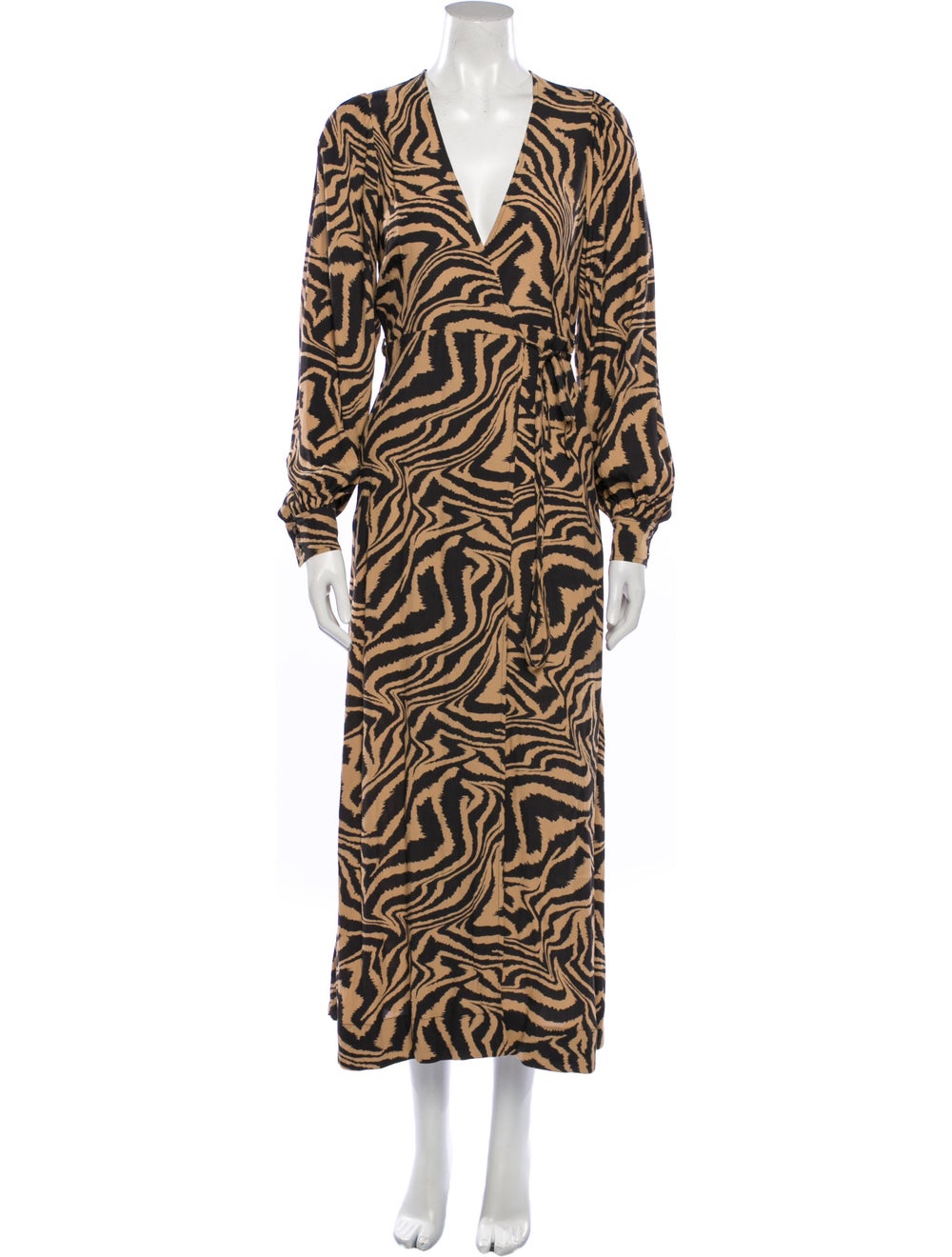 Ganni Animal Print Long Dress w/ Tags - image 1