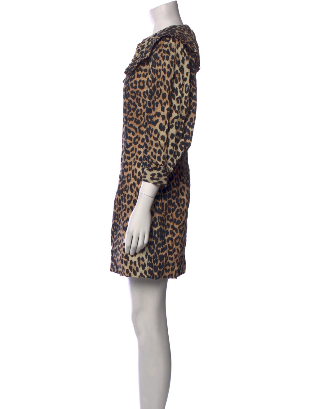 Ganni Animal Print Mini Dress - image 2
