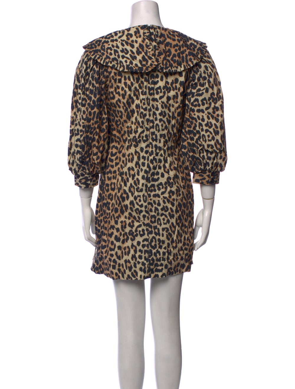 Ganni Animal Print Mini Dress - image 3