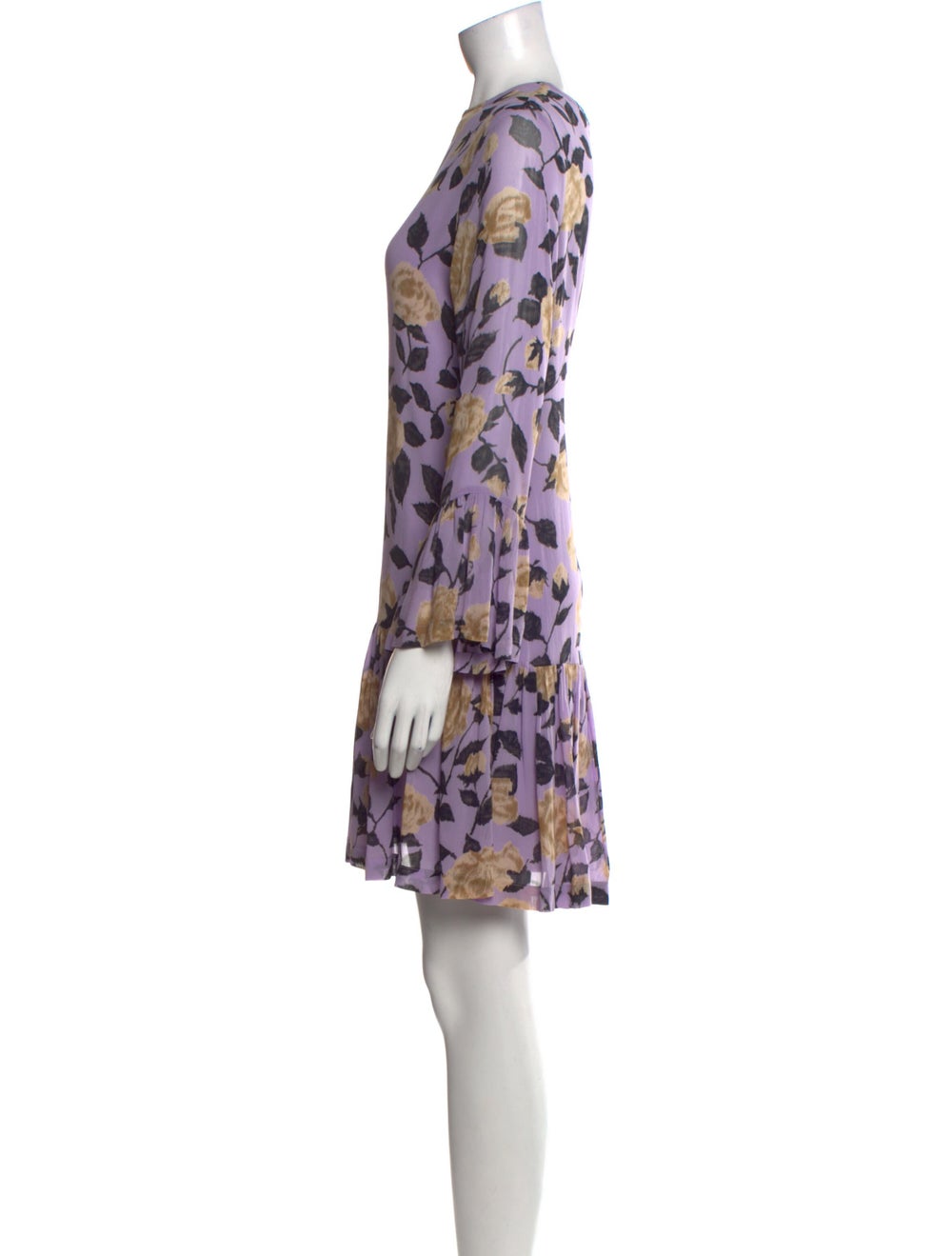 Ganni Floral Print Mini Dress - image 2