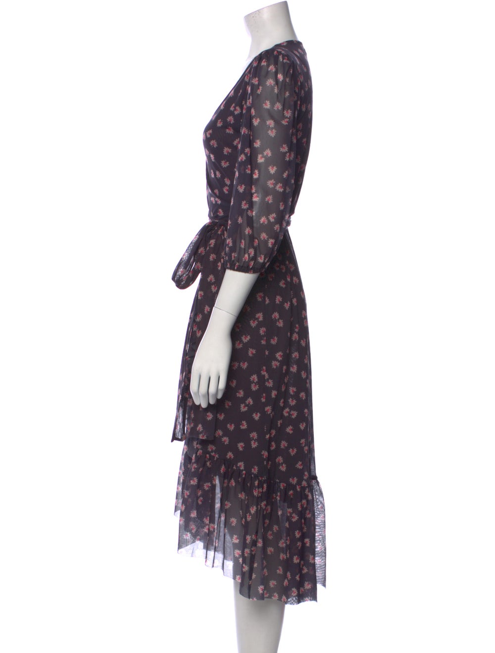 Ganni Floral Print Midi Length Dress - image 2