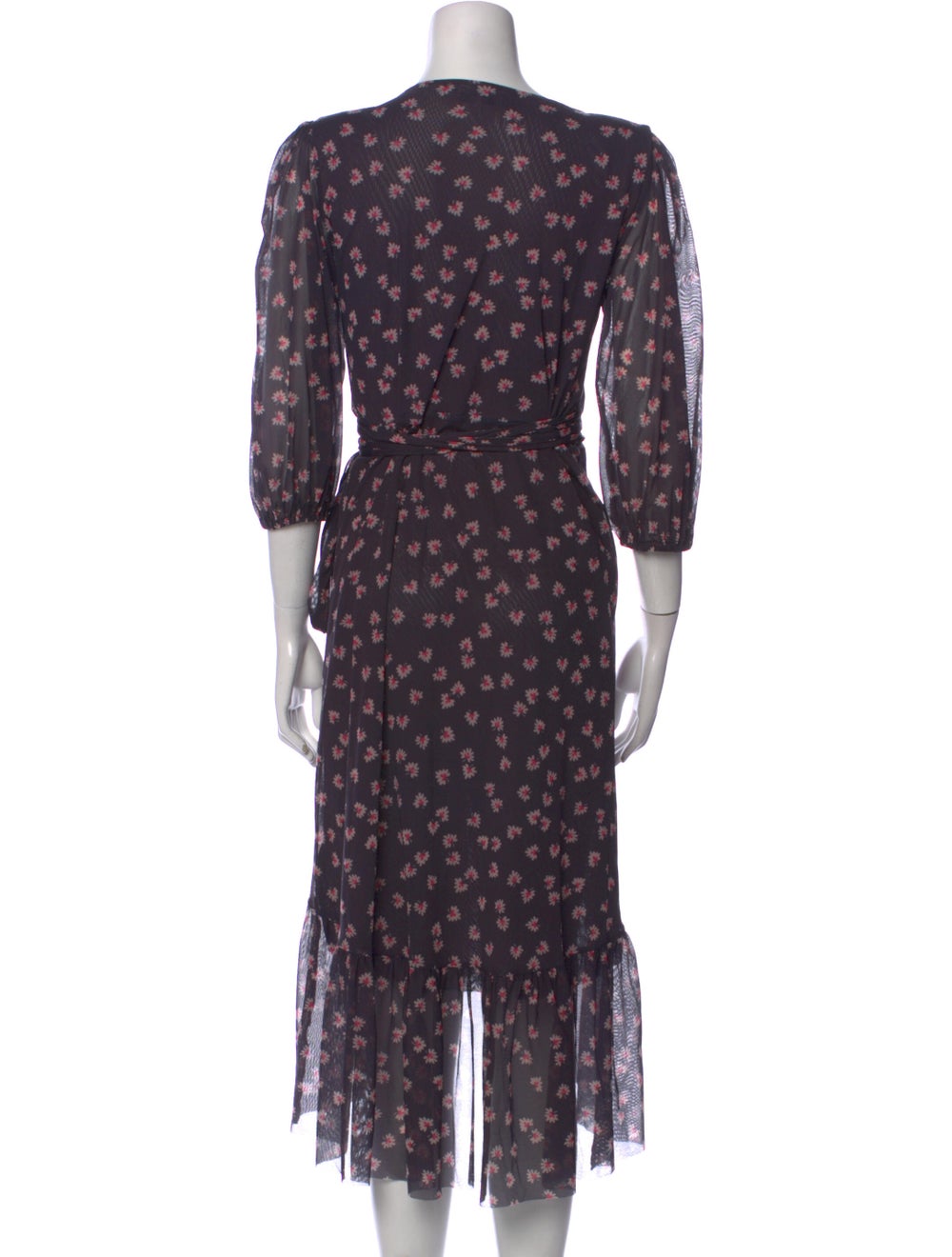 Ganni Floral Print Midi Length Dress - image 3
