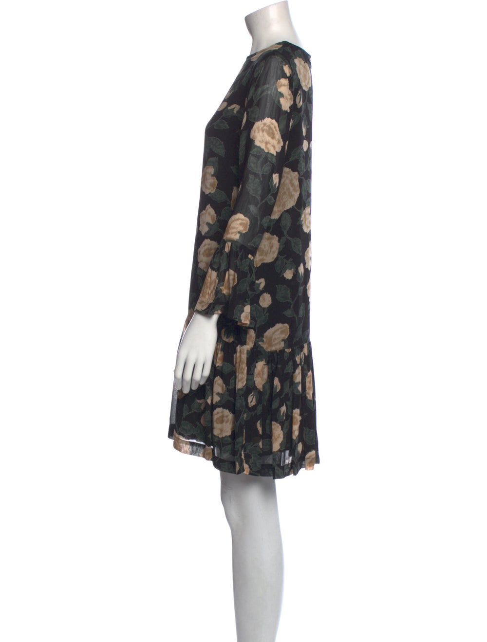 Ganni Floral Print Mini Dress - image 2