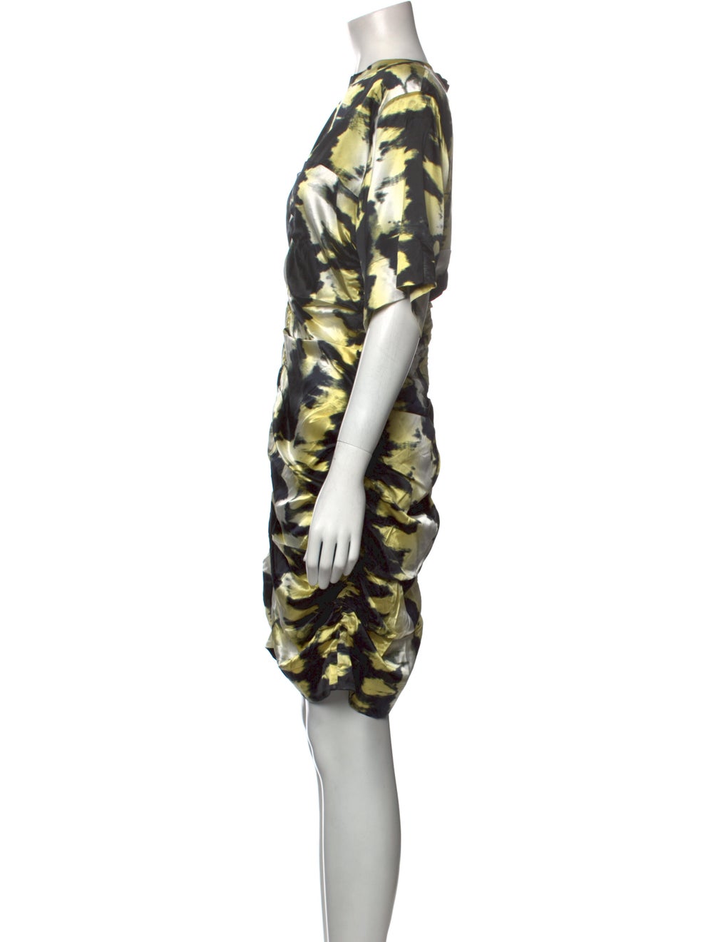 Ganni Silk Knee-Length Dress - image 2