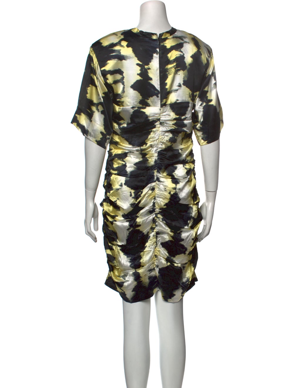 Ganni Silk Knee-Length Dress - image 3