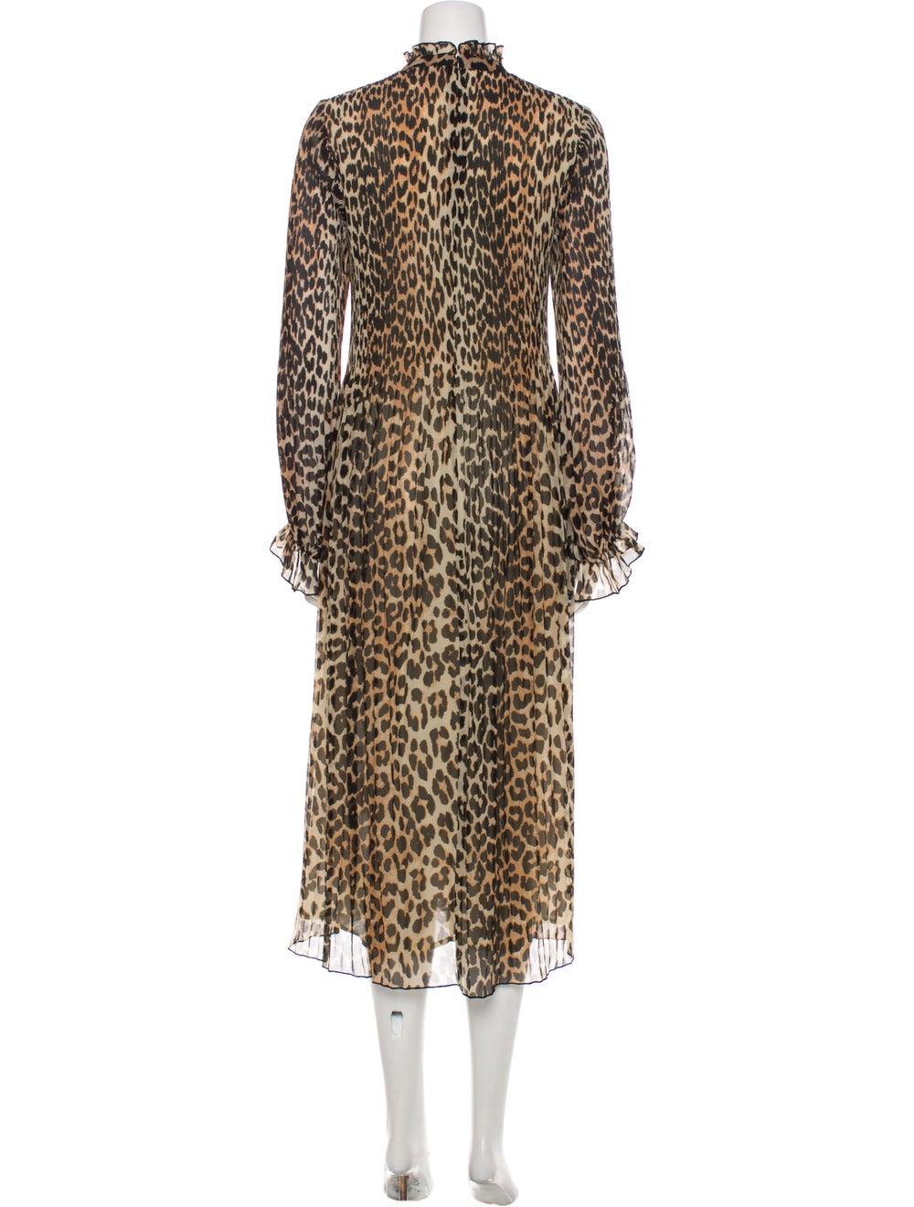 Ganni Animal Print Long Dress - image 3