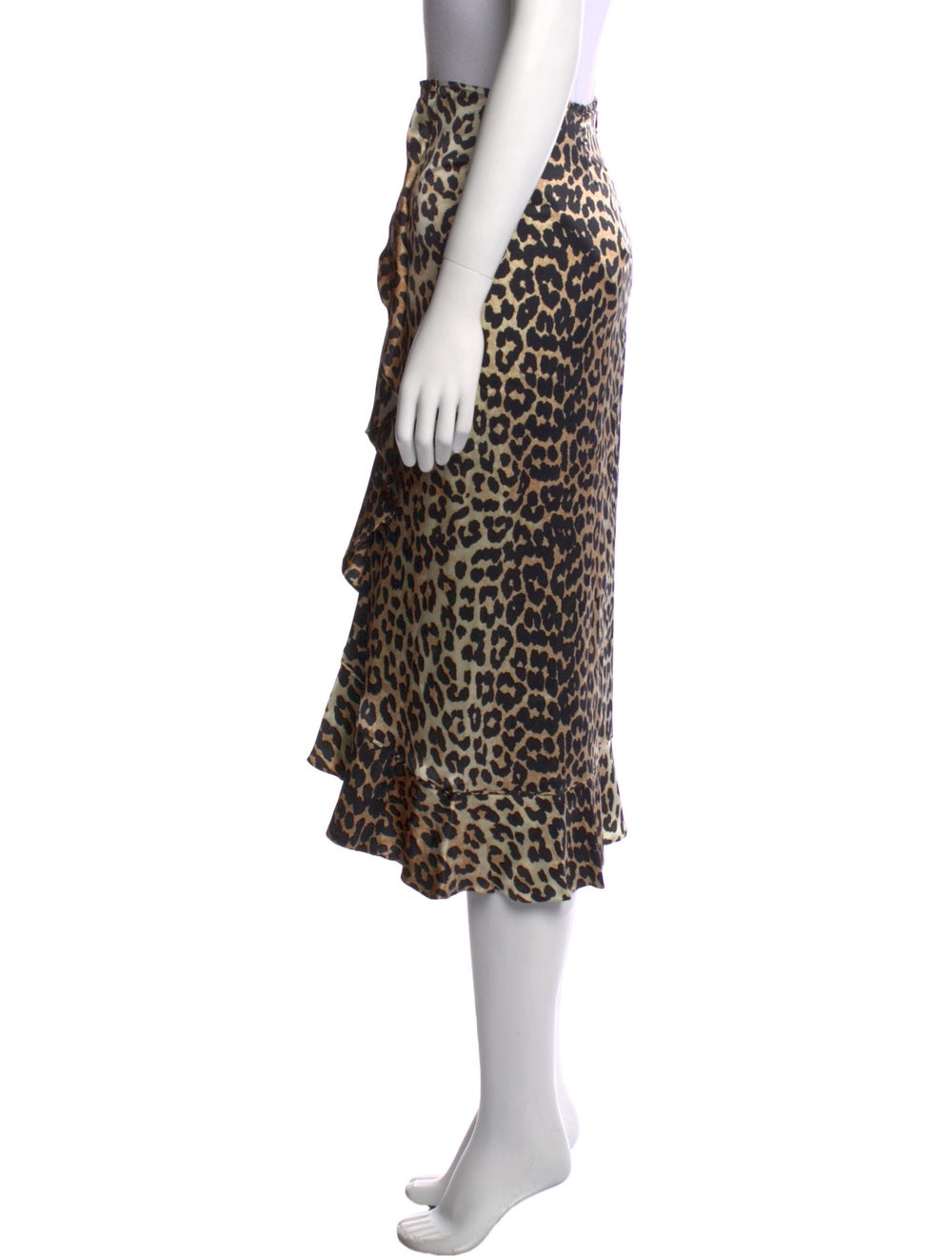 Ganni Silk Midi Length Skirt w/ Tags - image 2