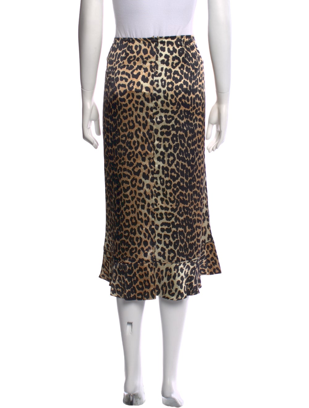 Ganni Silk Midi Length Skirt w/ Tags - image 3