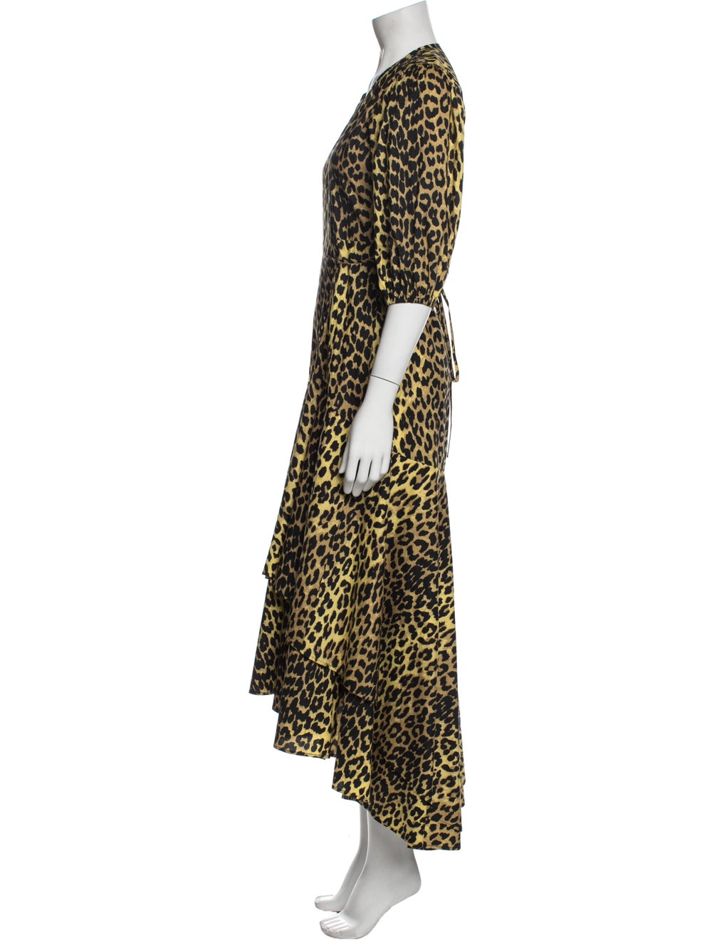 Ganni Animal Print Long Dress - image 2