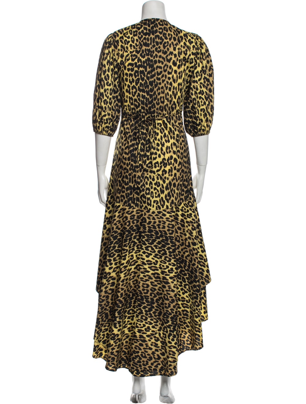 Ganni Animal Print Long Dress - image 3