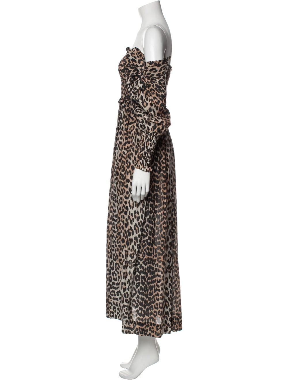 Ganni Animal Print Long Dress - image 2