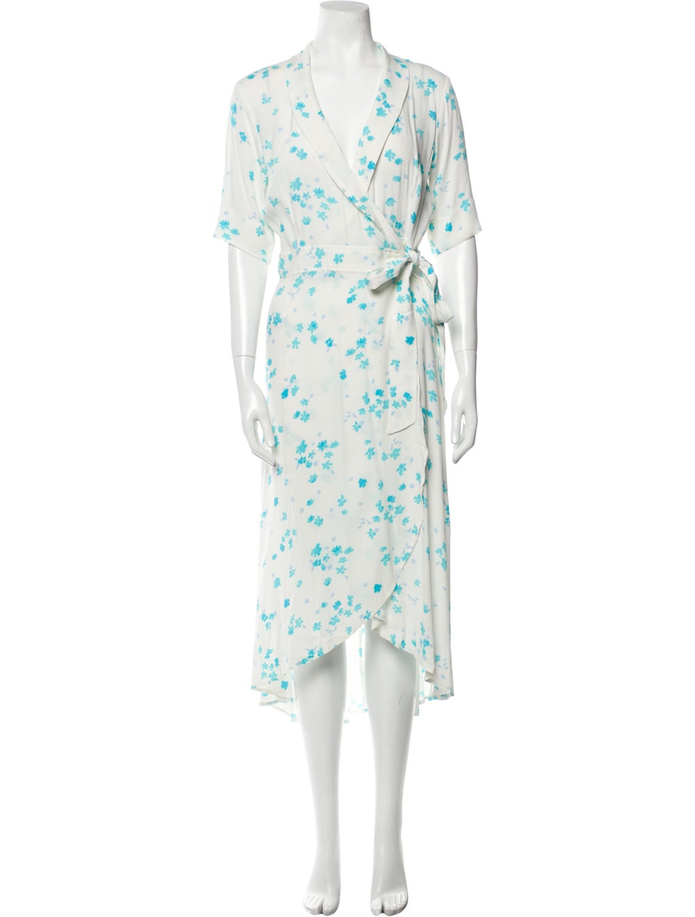 Ganni Floral Print Long Dress - image 1