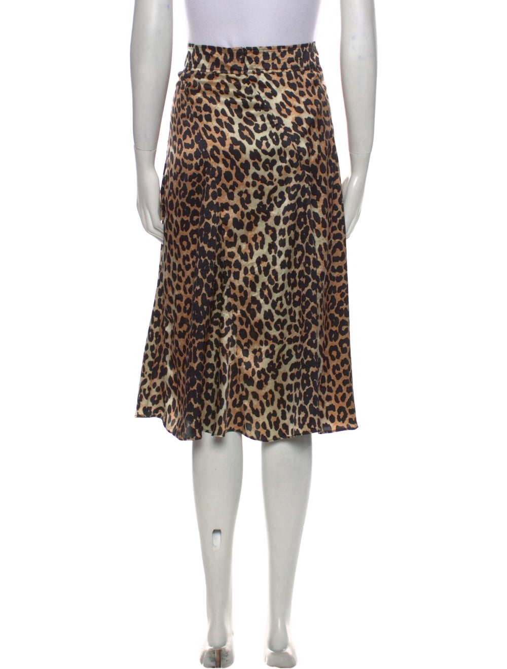 Ganni Silk Midi Length Skirt - image 3
