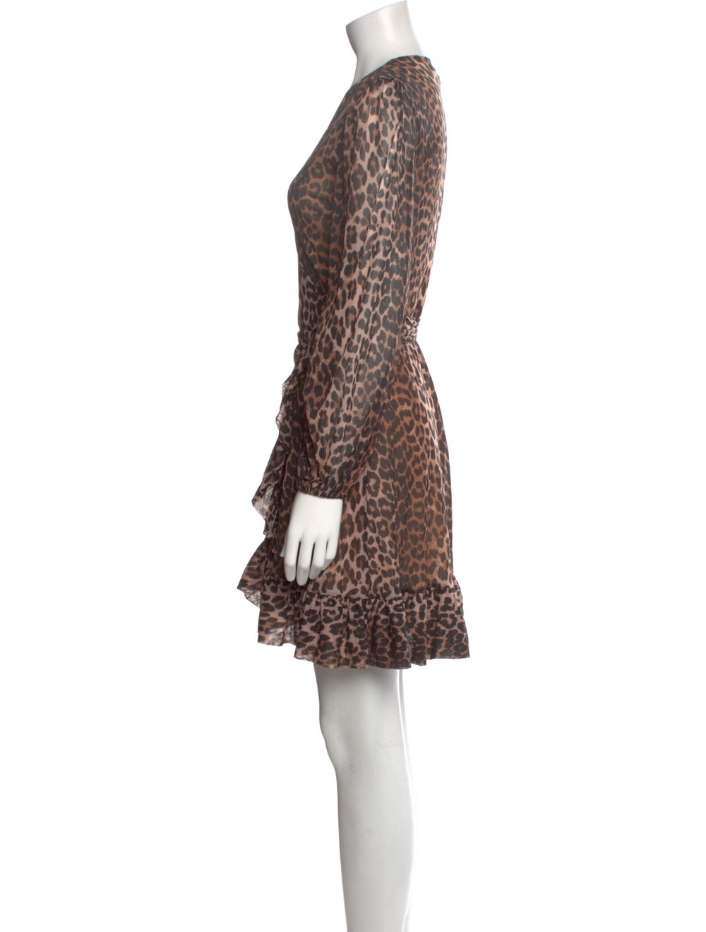 Ganni Animal Print Mini Dress - image 2