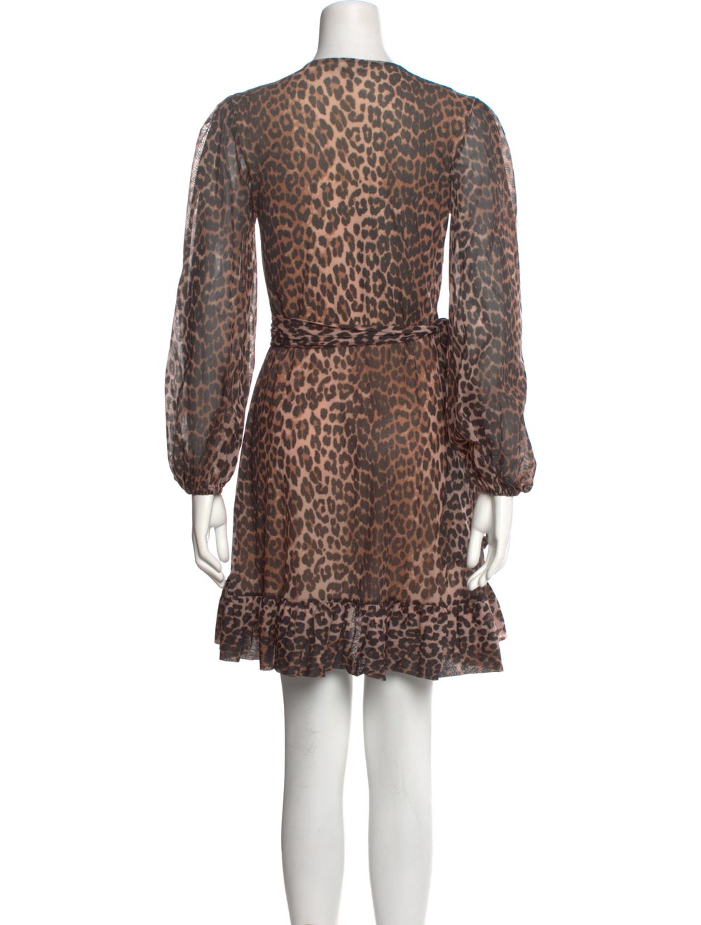 Ganni Animal Print Mini Dress - image 3