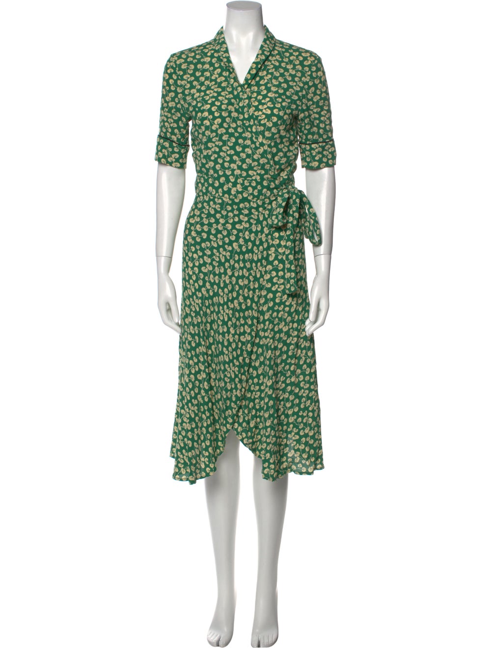 Ganni Floral Print Midi Length Dress - image 1