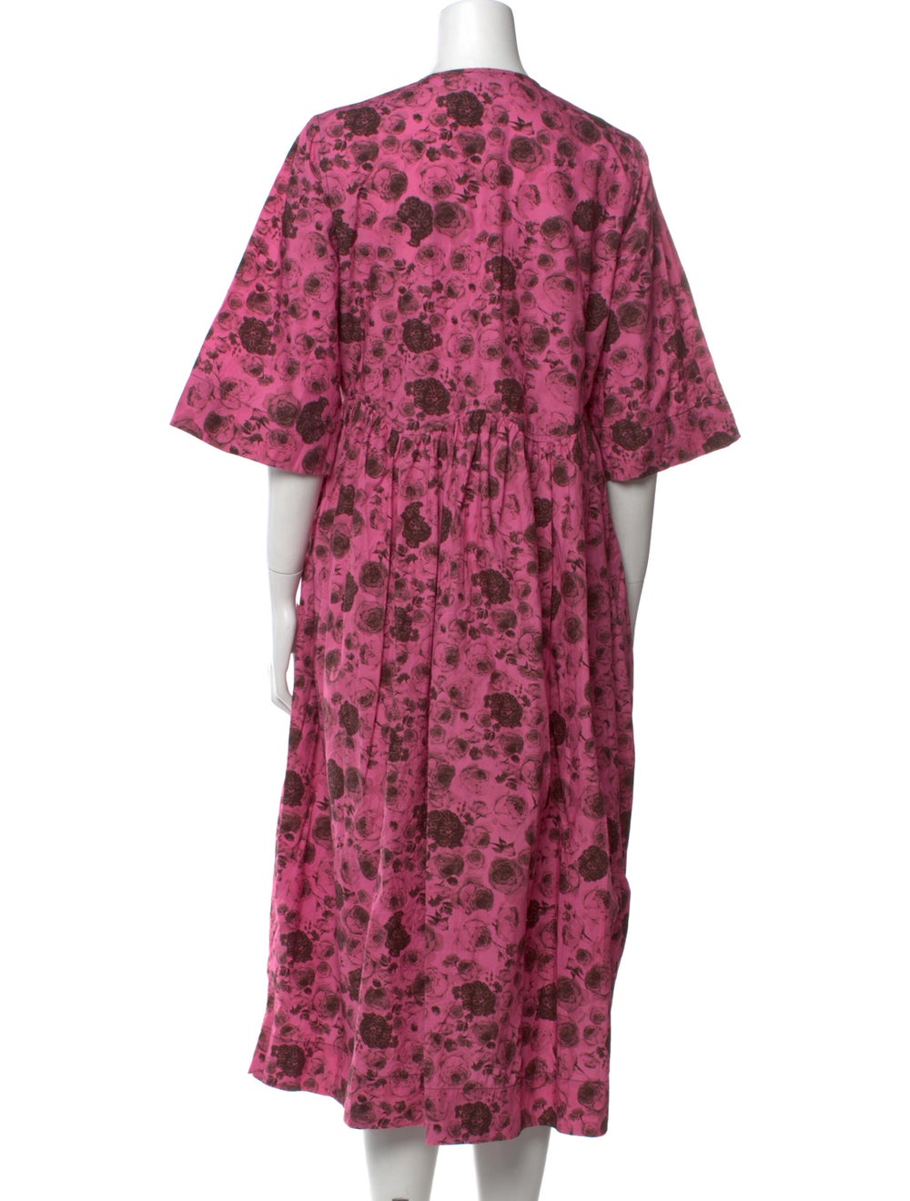 Ganni Floral Print Long Dress - image 3