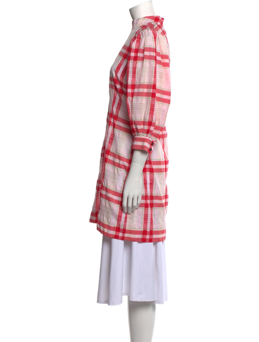 Ganni Plaid Print Mini Dress w/ Tags - image 2