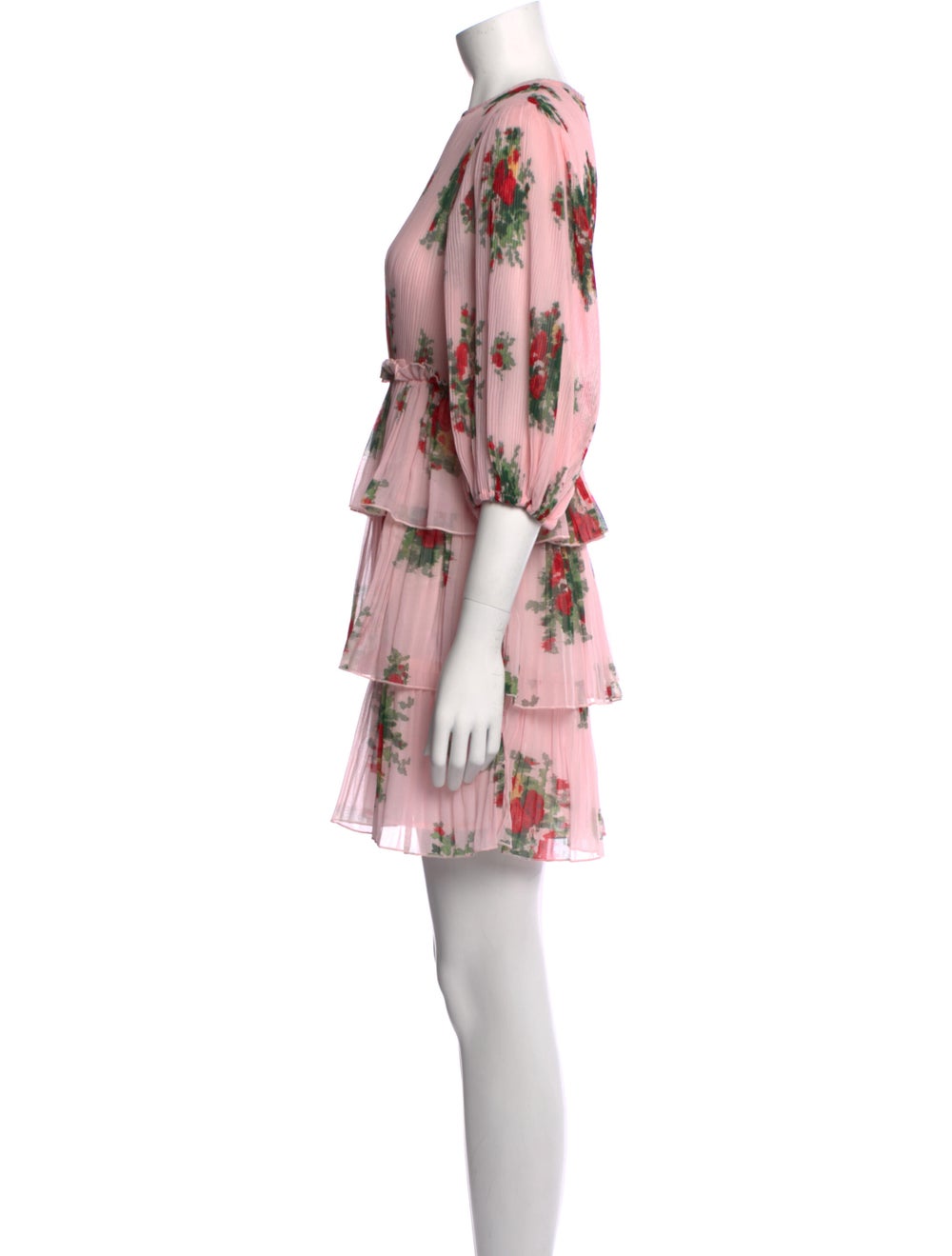 Ganni Floral Print Mini Dress - image 2