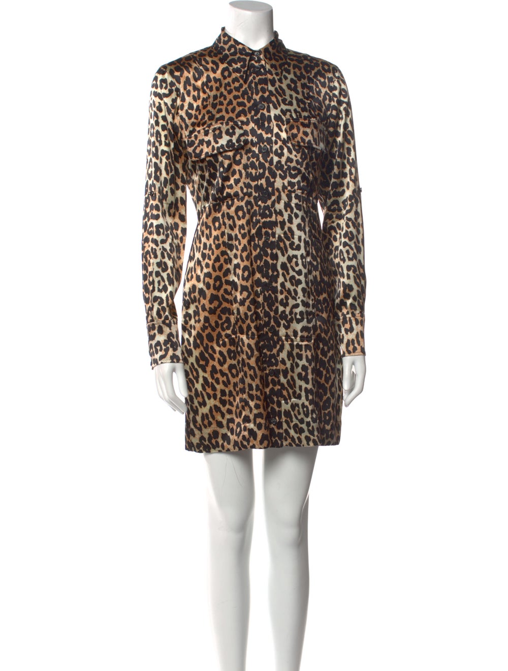 Ganni Silk Mini Dress - image 1