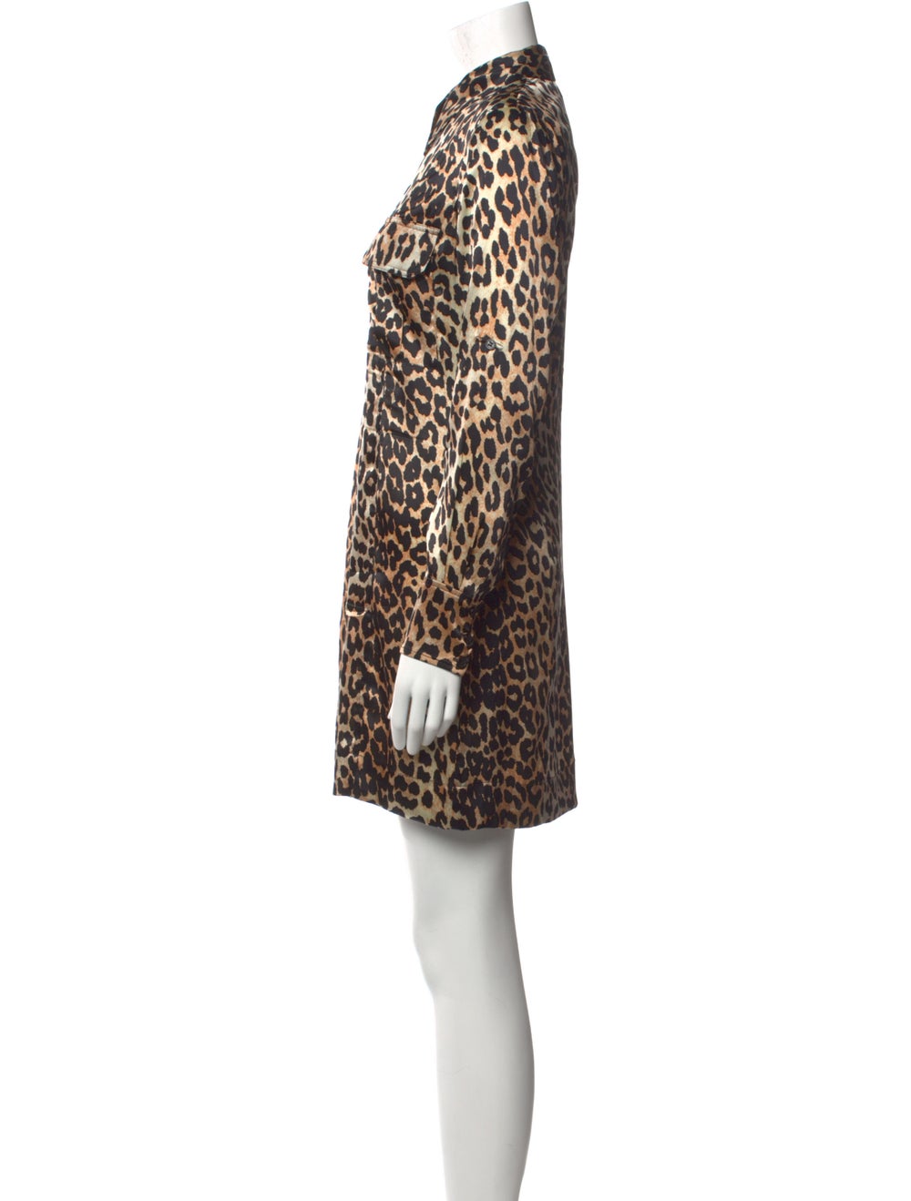 Ganni Silk Mini Dress - image 2
