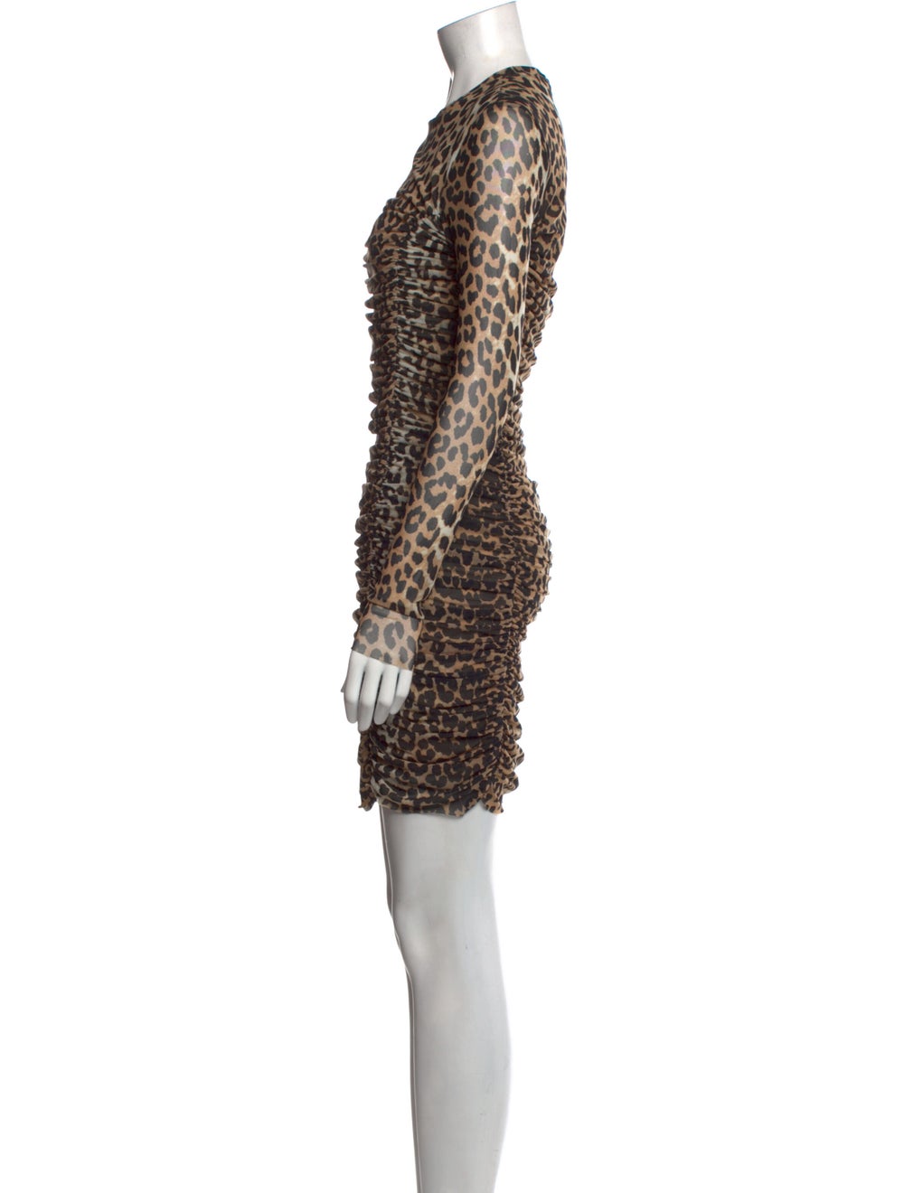 Ganni Animal Print Mini Dress - image 2