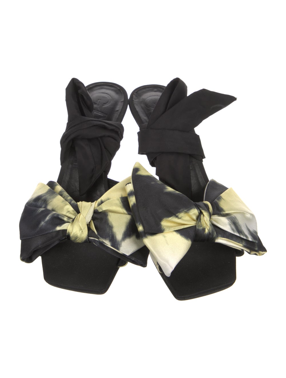 Ganni Silk Printed Sandals - image 3