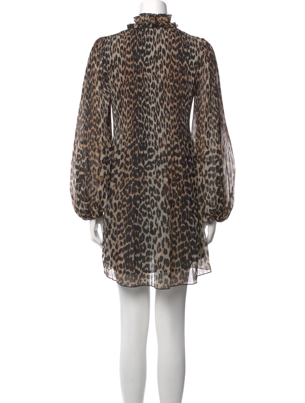 Ganni Animal Print Mini Dress - image 3