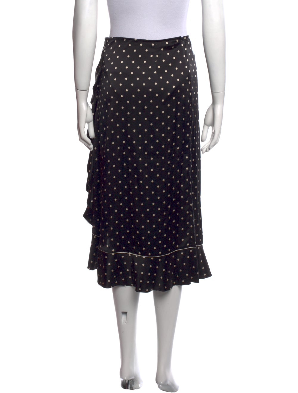 Ganni Silk Midi Length Skirt - image 3
