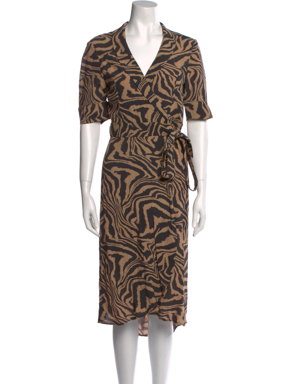 Ganni Printed Midi Length Dress - image 1