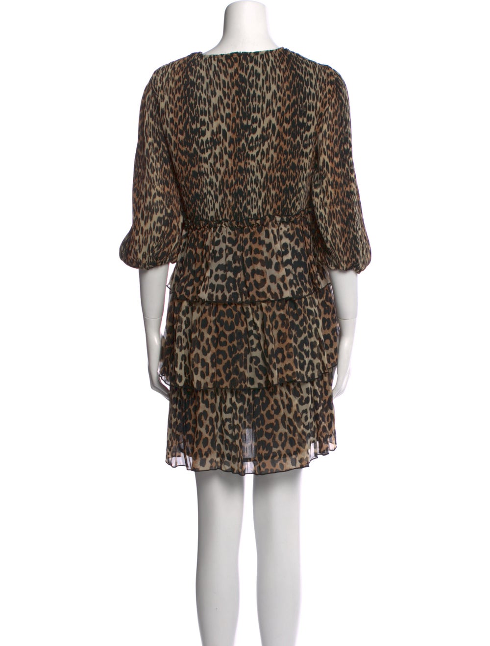 Ganni Animal Print Mini Dress - image 3