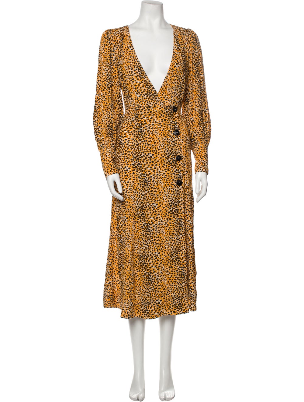 Ganni Animal Print Long Dress w/ Tags - image 1