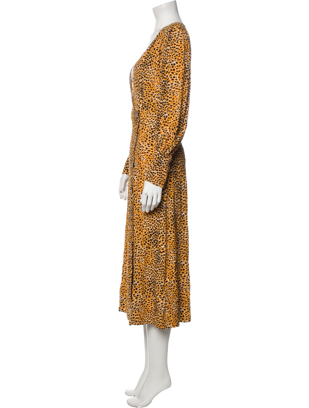 Ganni Animal Print Long Dress w/ Tags - image 2