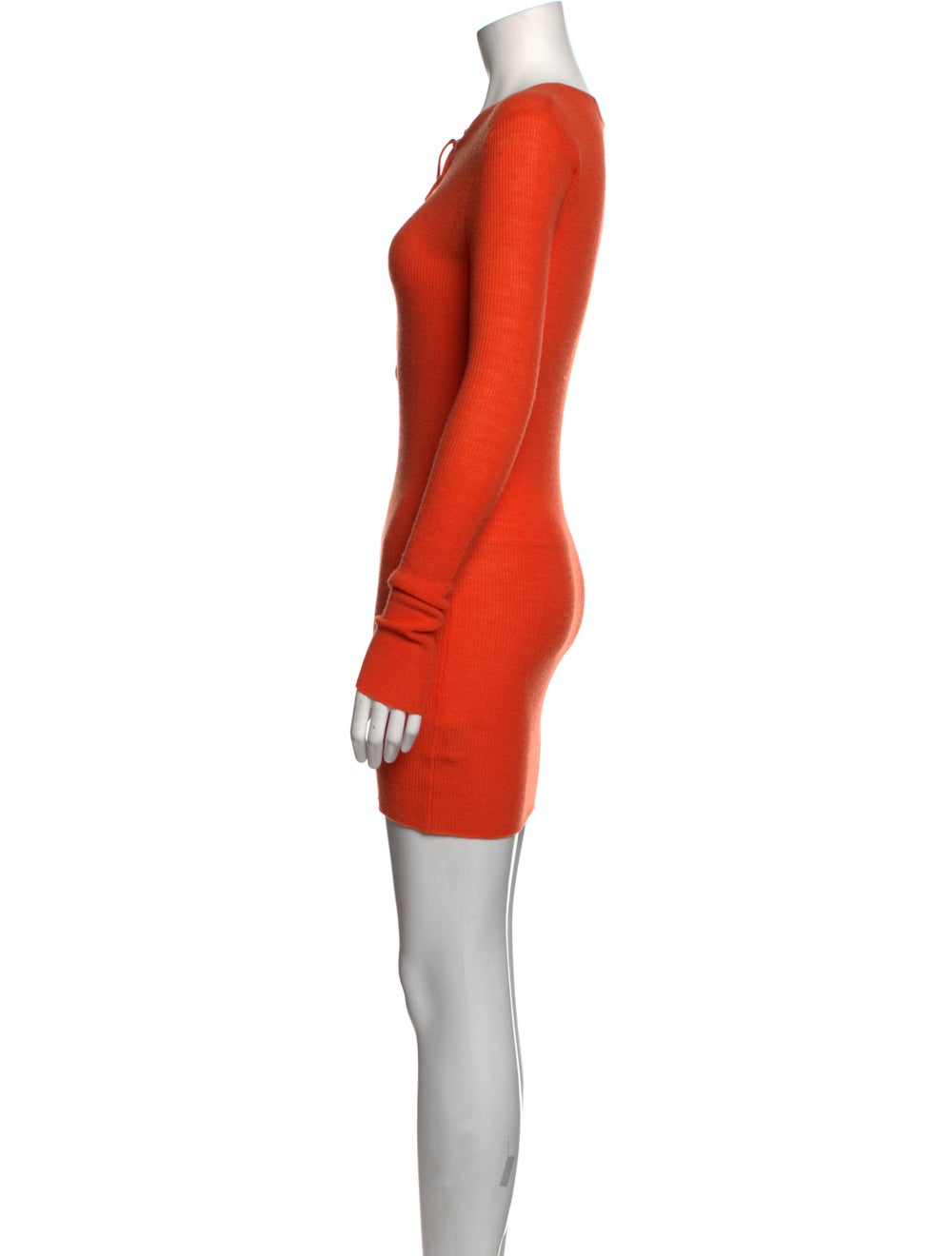 Ganni V-Neck Mini Dress - image 2