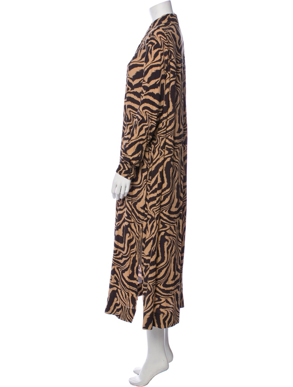Ganni Animal Print Long Dress - image 2