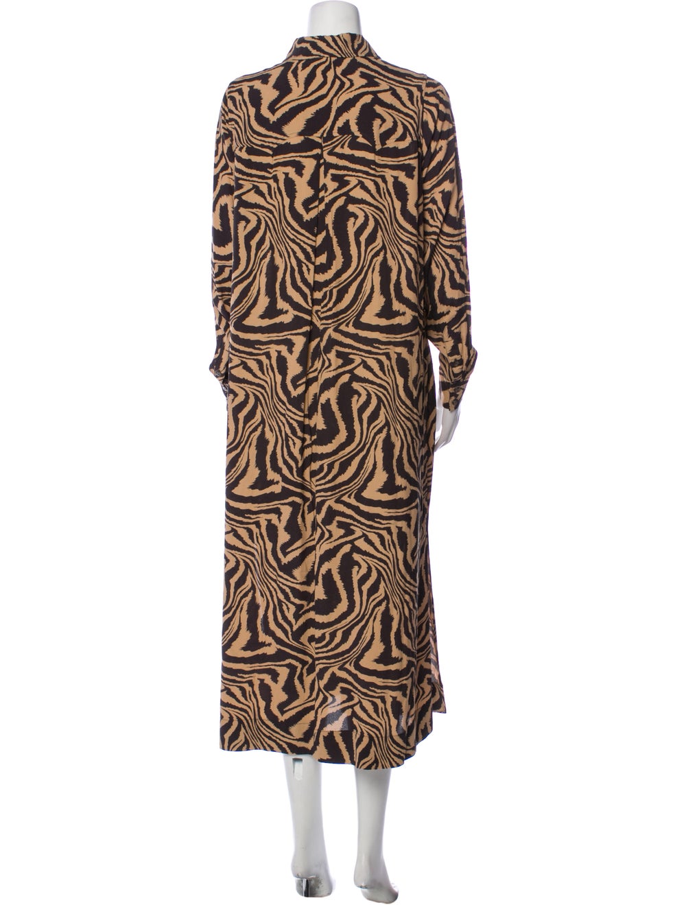 Ganni Animal Print Long Dress - image 3